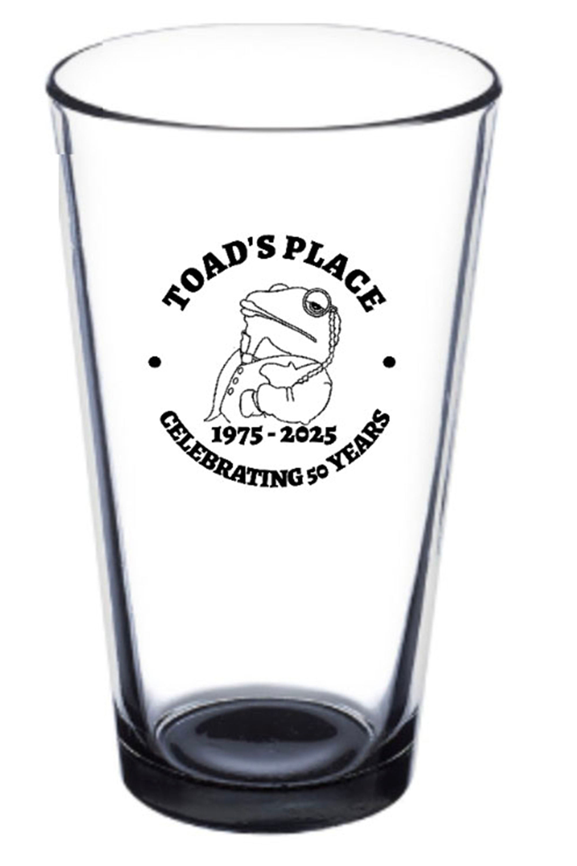 50 Year Toad's Place Pint & Shot Glasses