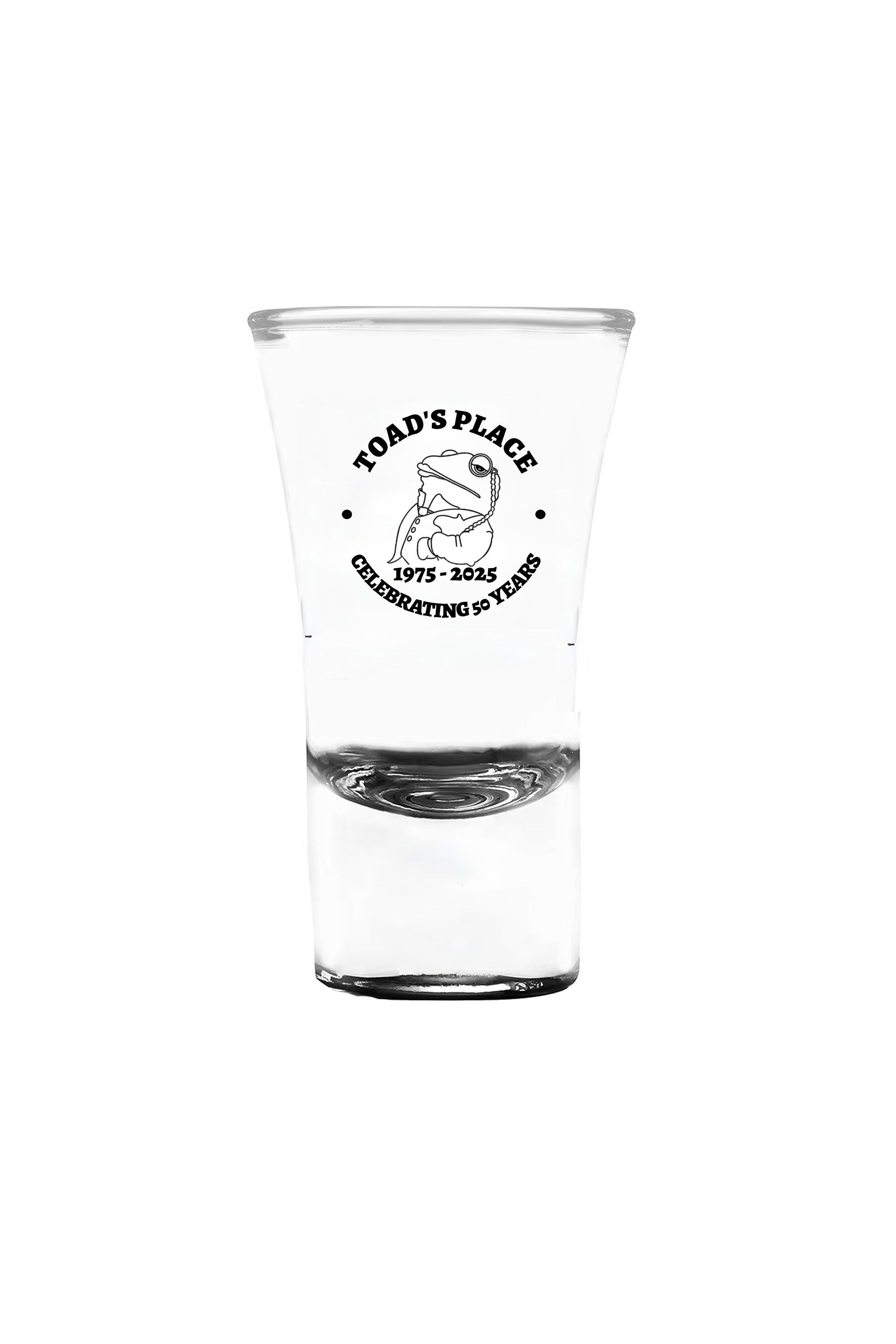 50 Year Toad's Place Pint & Shot Glasses