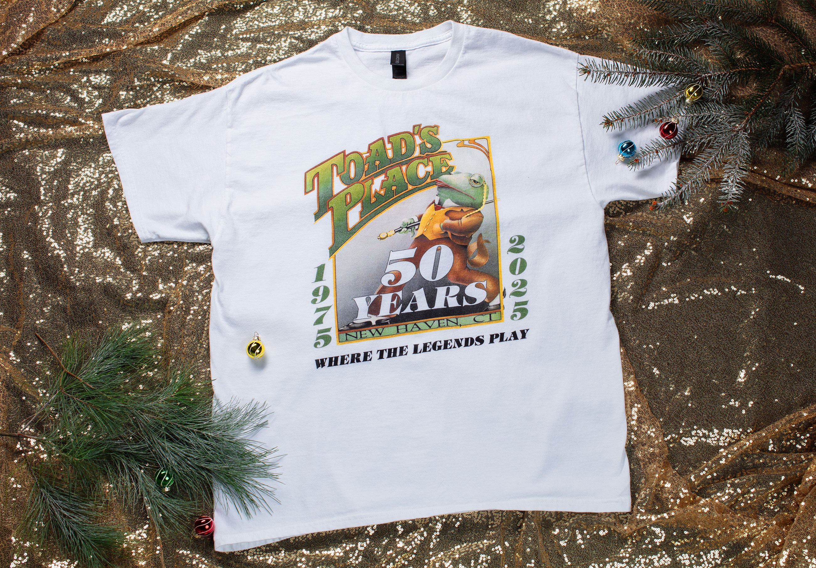 50 Year Toad's Place Classic Logo Tee