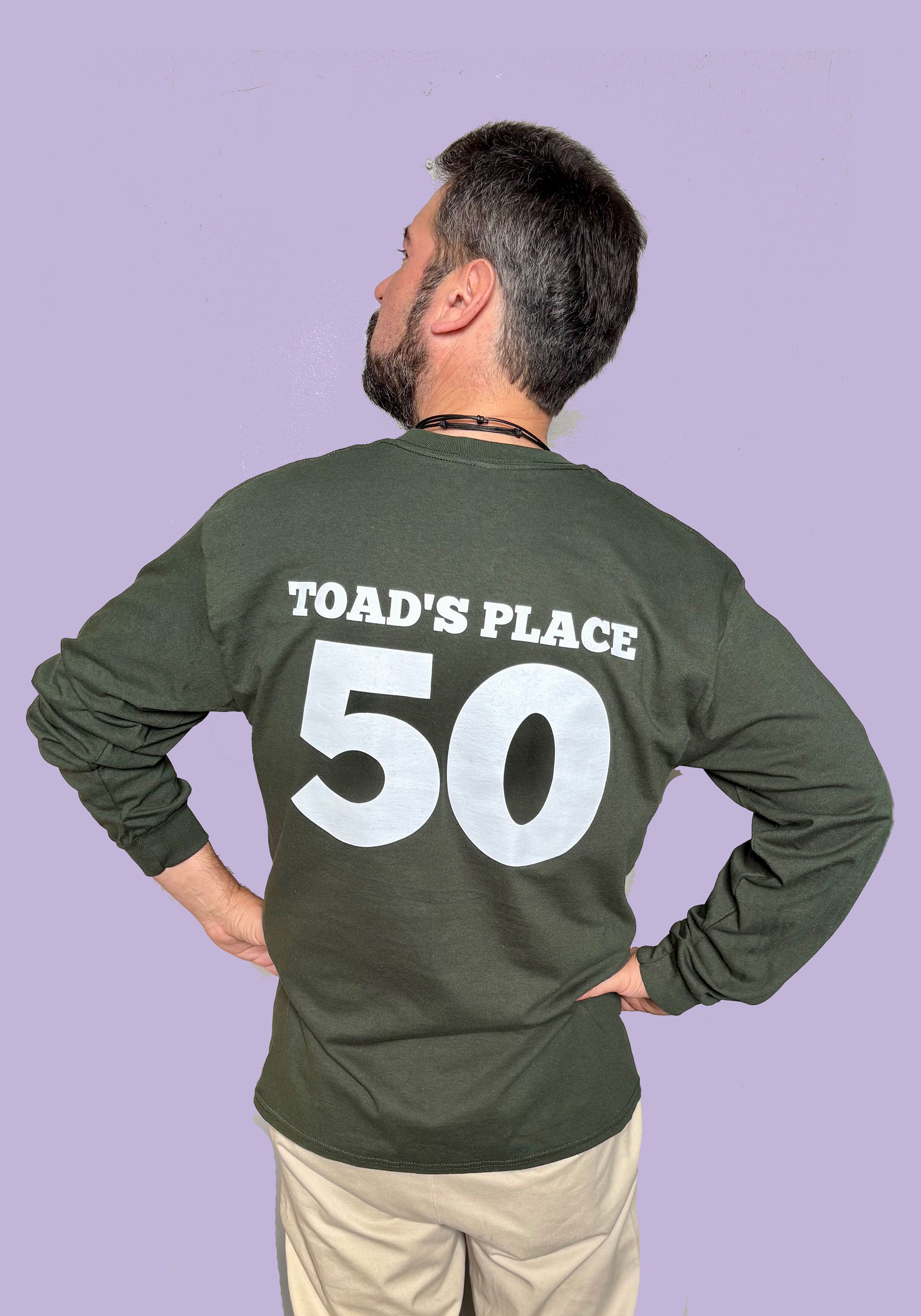 50 Year Long Sleeve Green T-Shirt