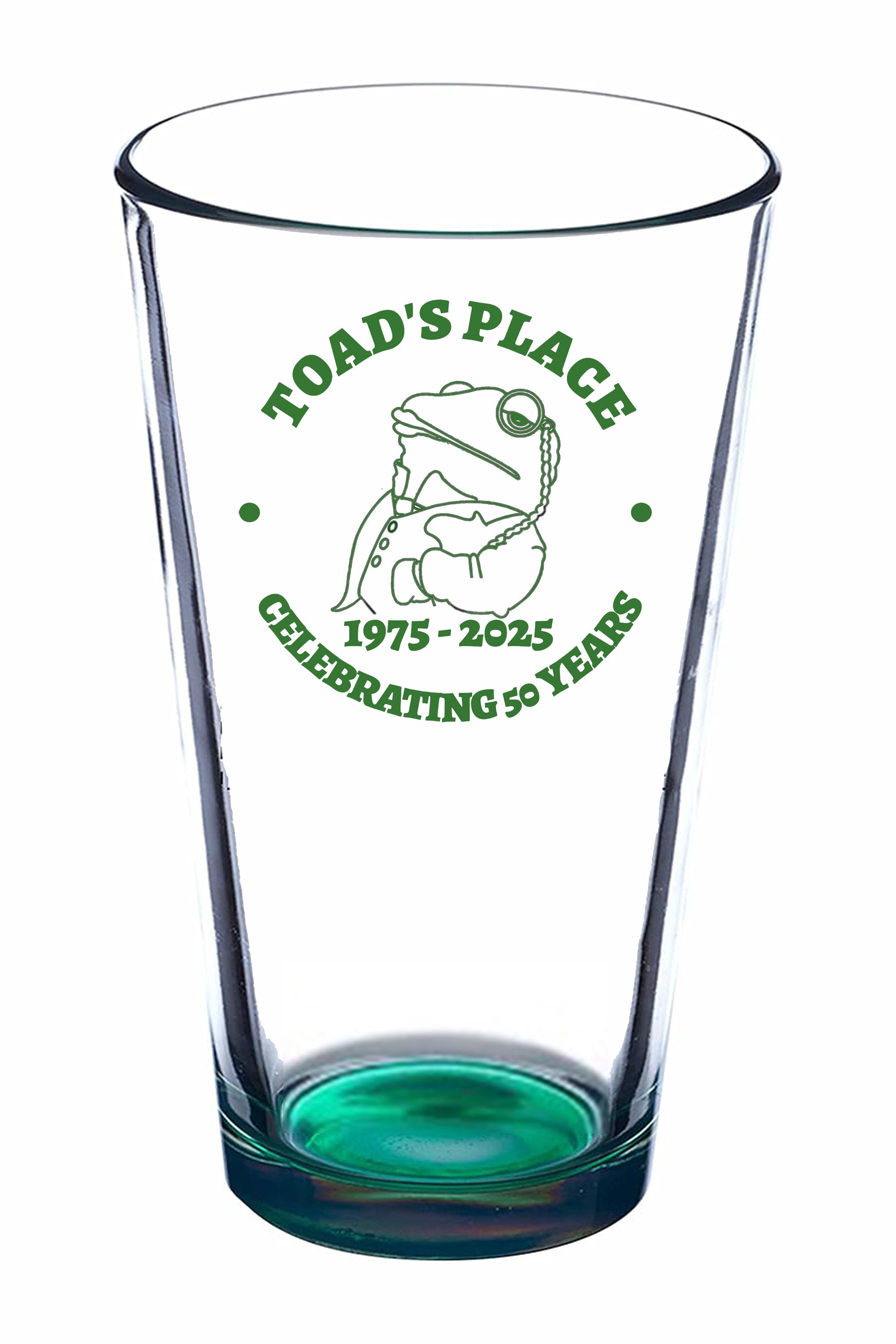 50 Year Toad's Place Pint Glass