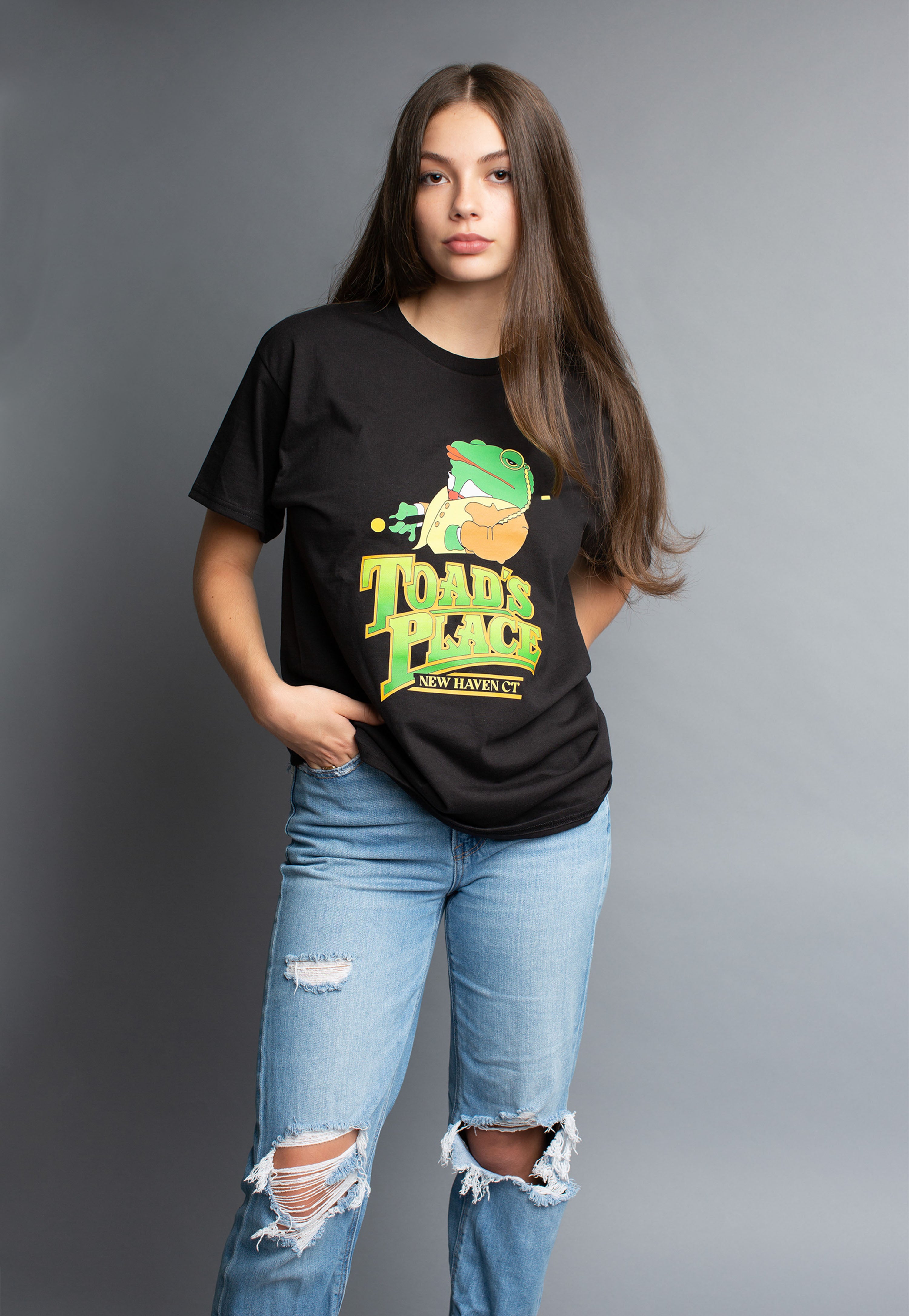 Toad's Place Black Tee - New Design!