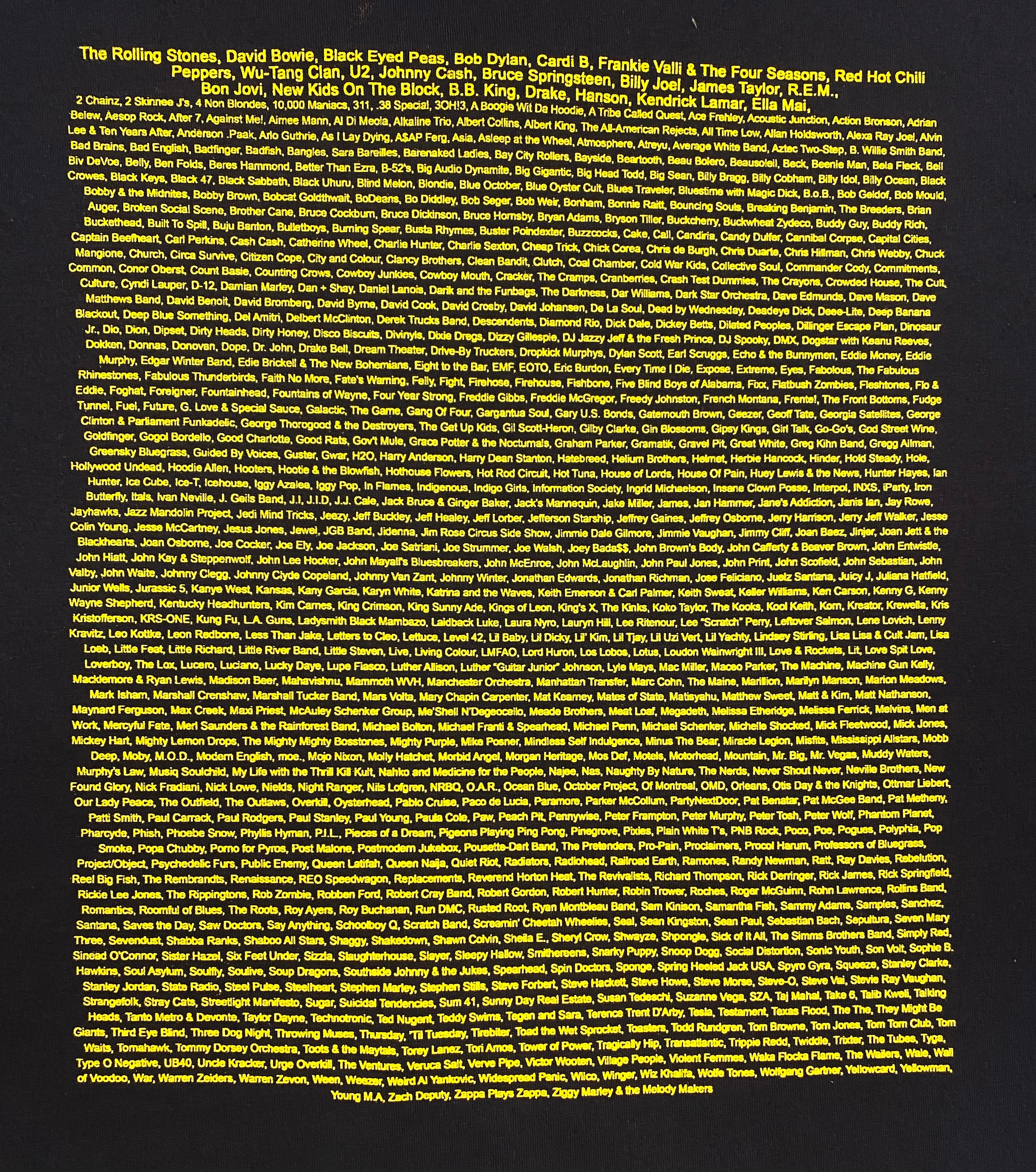 50 Year Toad's Place Black Tee